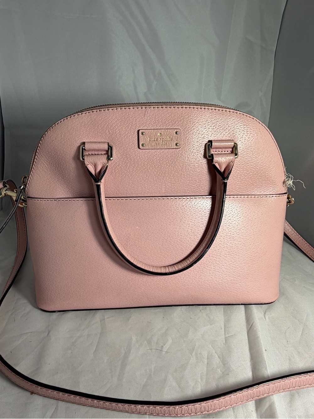 Kate Spade Pink Grover Street Carly Satchel/ Crossbody Bag